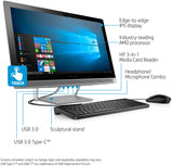 HP Pavilion 24-b217c, Core i5-7400T,12GB, 23.8” Full HD Touch-screen All-in-One