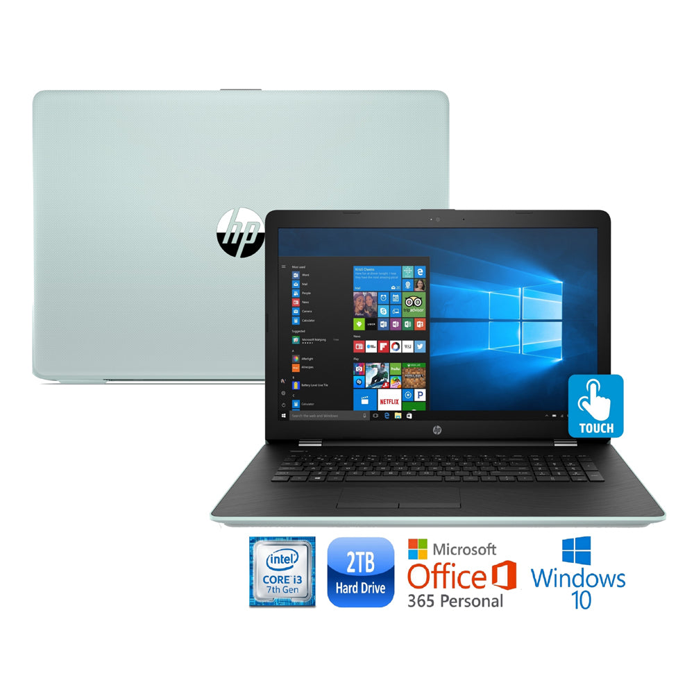 HP 15-bs012cy Core i3-7100 2TB HDD 15.6” HD Screen Laptop (Pale Mint)