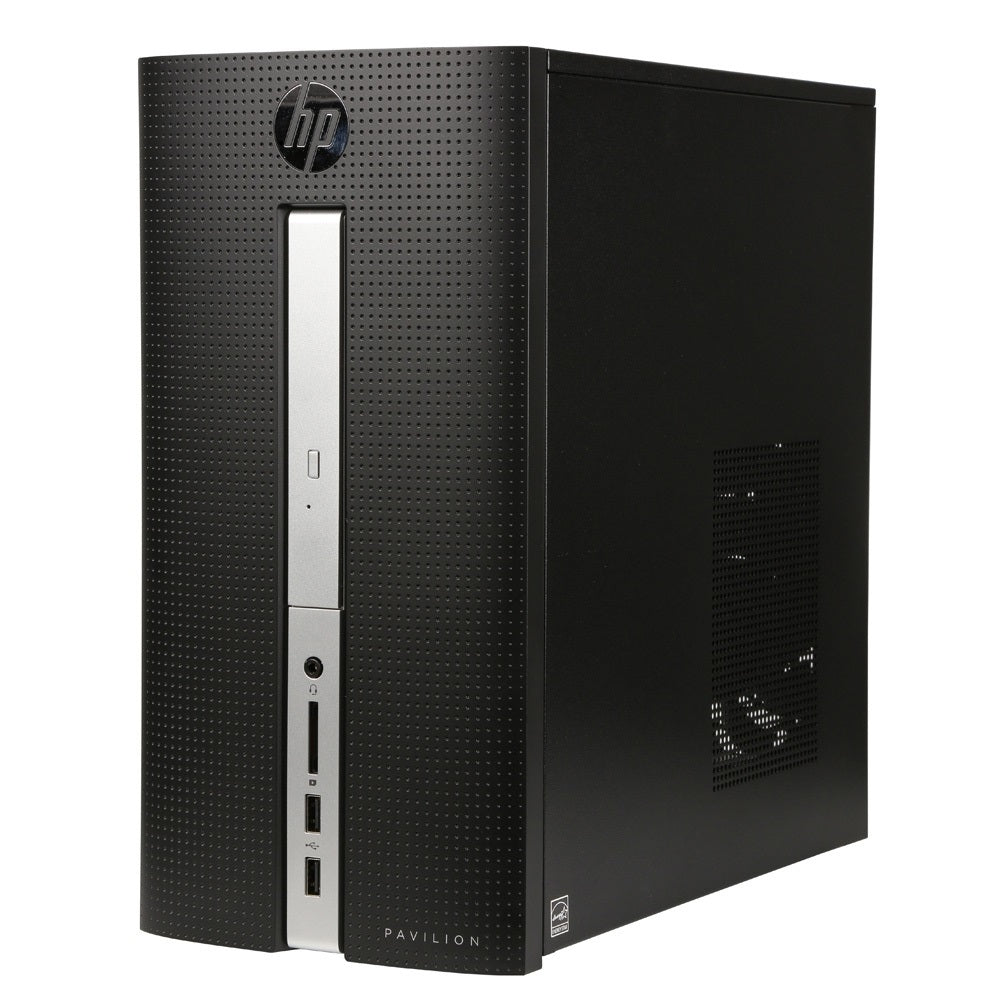 HP Pavilion 570-p056 Desktop PC, Intel Core i7-7700, 12GB RAM, 1TB HDD (Certified Refurbished)