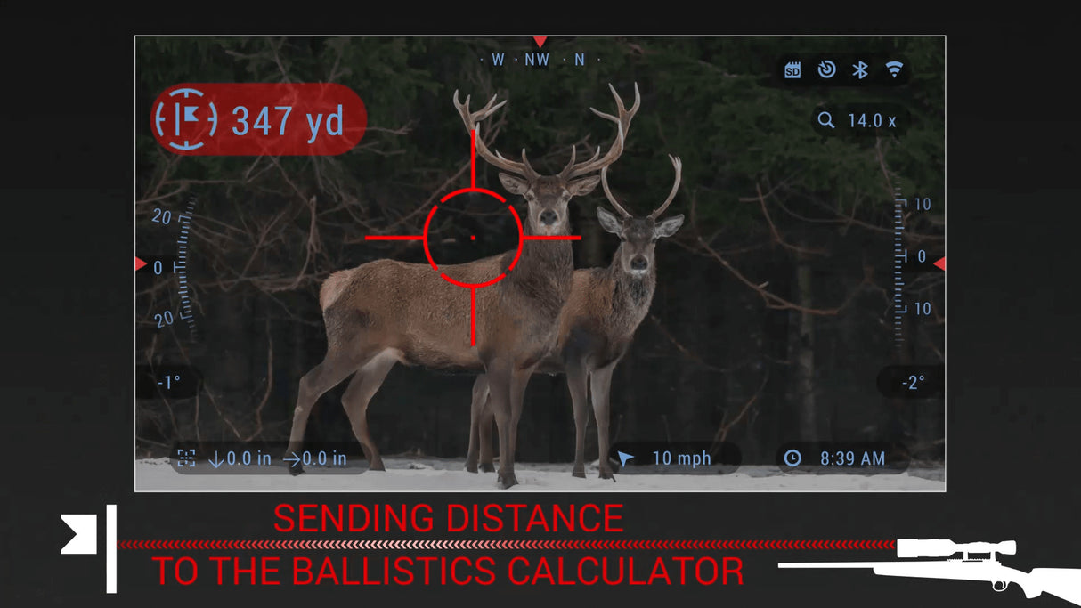 ATN X-Sight-4k Buckhunter 5-20x Smart Daytime Hunting Riflescope with Full HDVid