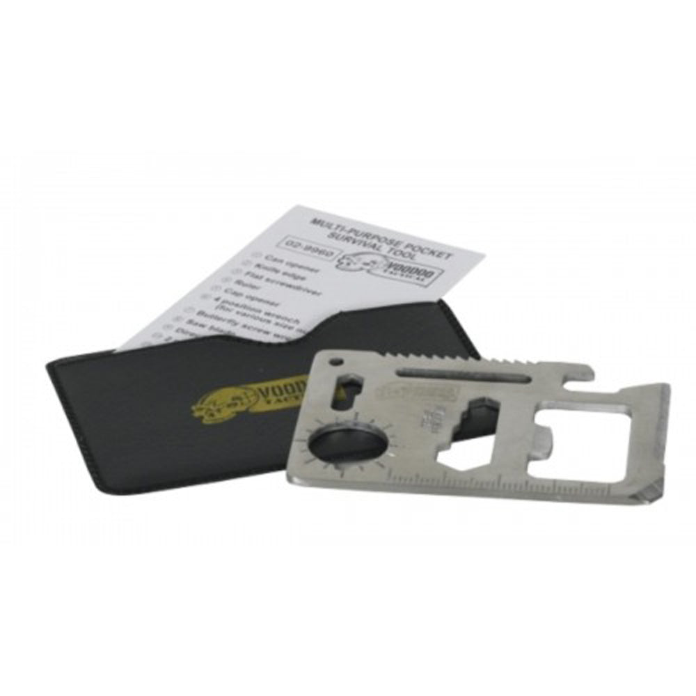 Voodoo Tactical Multi-Purpose Pocket Survival Tool (Open Box)