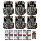 Browning Trail Cameras Dark Ops Pro XD (6-Pack) and 16GB Card (12-Pack) Bundle