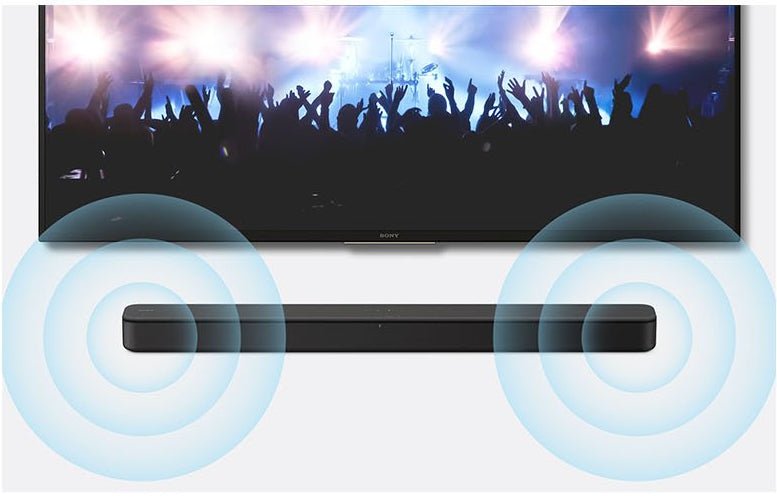 Sony HT-S100F 2.0 Channel Soundbar with Integrated Tweeter