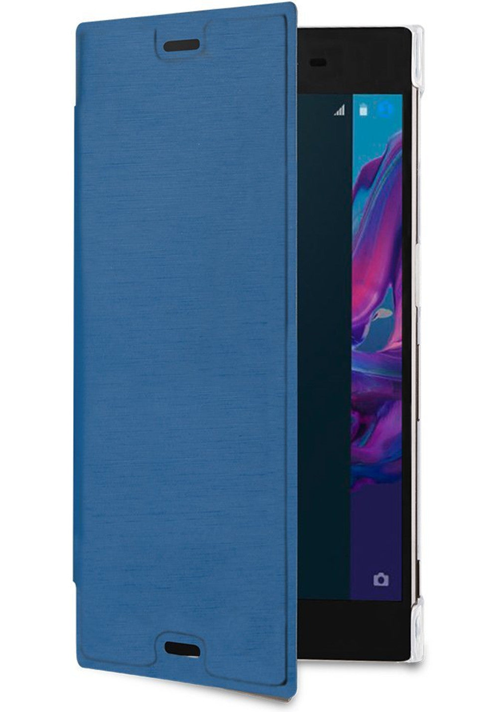 Roxfit Premium Book Case for Sony Xperia XZs and XZ (Blue)