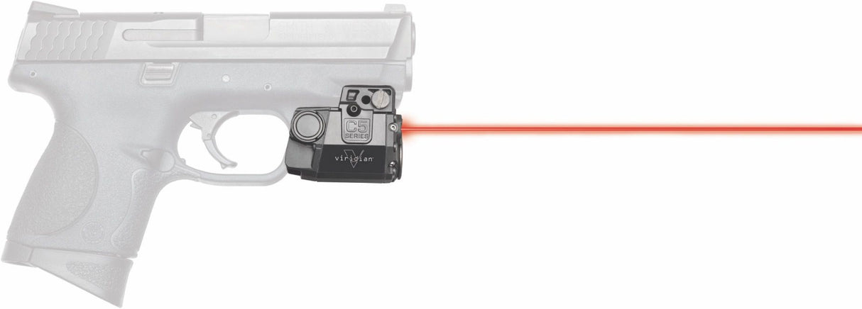 Viridian C5L-R Subcompact Red Laser and Light with Ruger SR9C TacLoc Holster