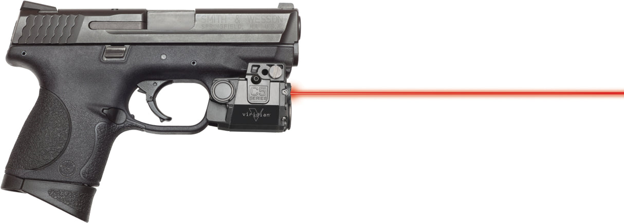 Viridian C5L-R Subcompact Red Laser and Light with Ruger SR9C TacLoc Holster