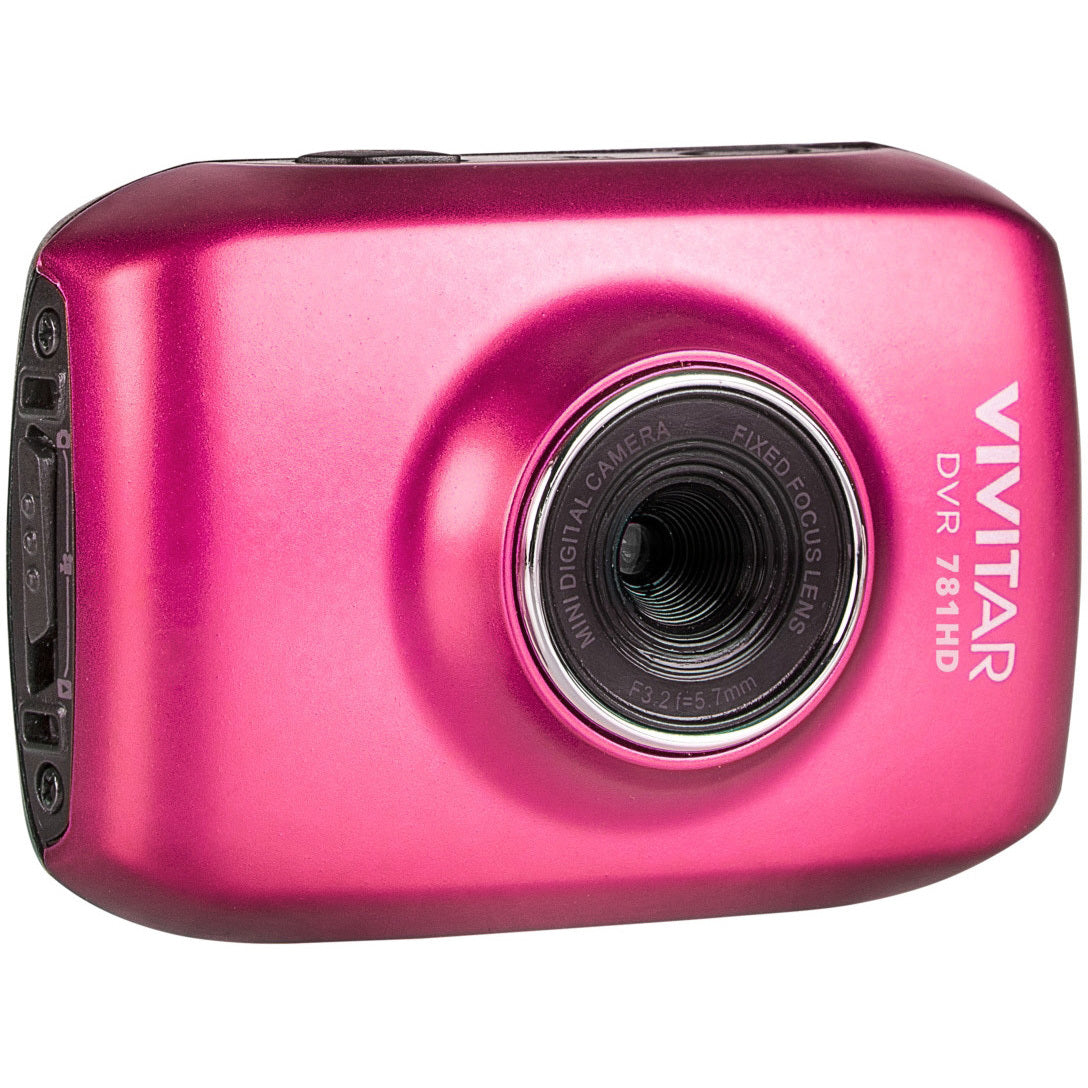 Vivitar HD Waterproof Action Camera (Pink)