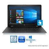 HP 17-bs020ds 17.3" HD+ Touchscreen Laptop, Intel Core i3-7100U, 2TB HDD (Refurbished)
