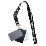 Focus Digital White Balance Gray Card Set and Lanyard