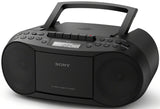 Sony Stereo CD/Cassette Boombox Home Audio Radio (Black)
