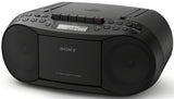 Sony Stereo CD/Cassette Boombox Home Audio Radio (Black)