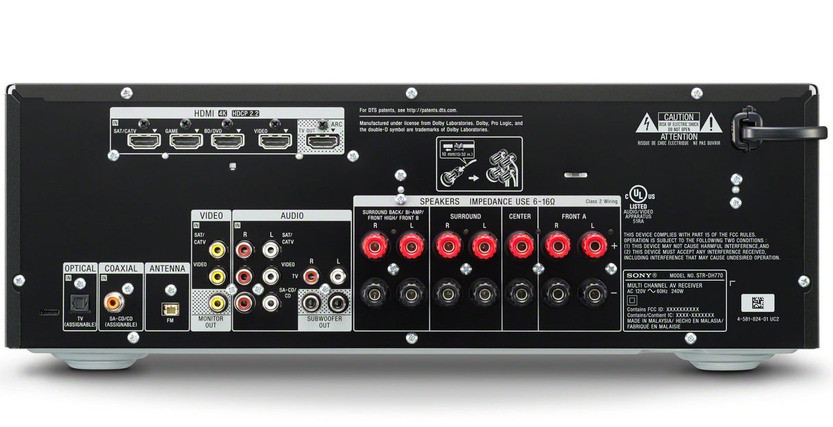 Sony 7.2 Channel Home Theater AV Receiver (Black)