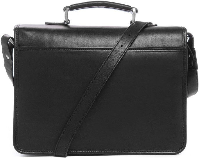 ONA Brooklyn Shoulder Messenger Bag (Black)