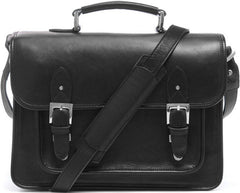 ONA Brooklyn Shoulder Messenger Bag (Black)