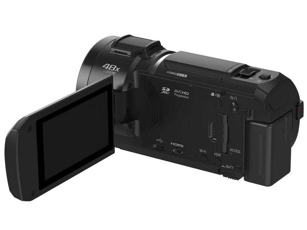 PANASONIC HC-V800 HD Camcorder, 24x LEICA DICOMAR Lens, 1/2.5 Inch BSI Sensor