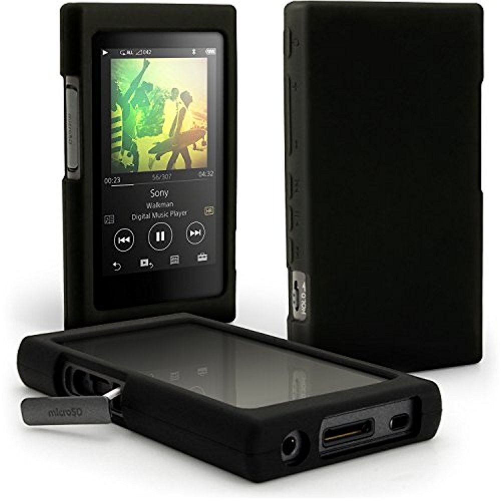 ProVisionTools Silicone Skin Case Cover for Sony Walkman (Black)