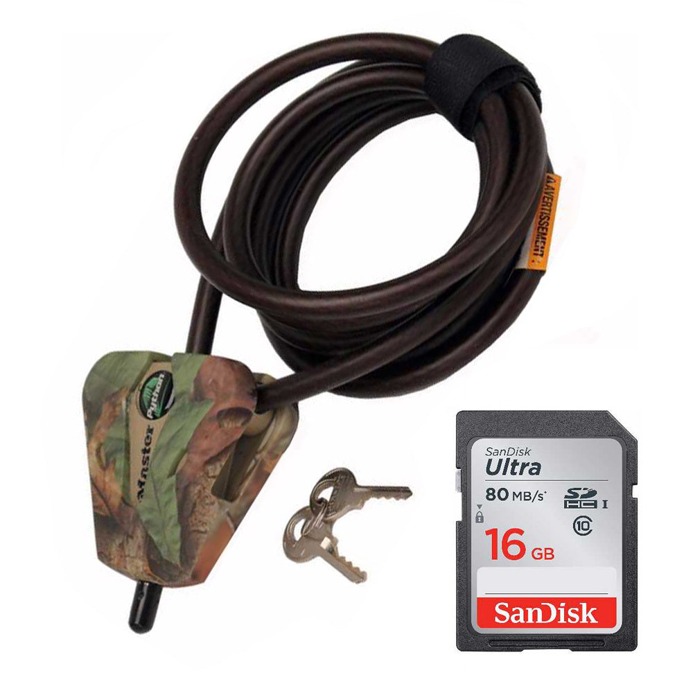 Master Lock Python Adjustable Locking Cable with 16GB SD Card