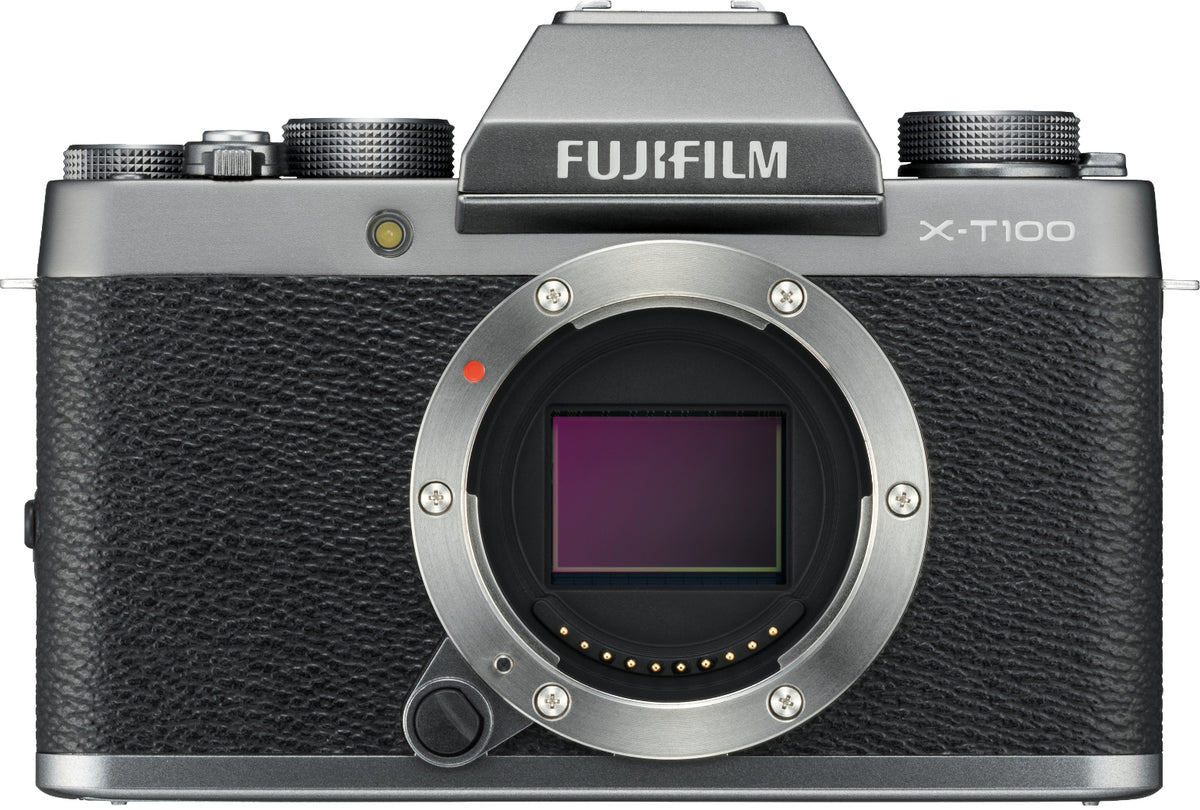Fujifilm X-T100 Mirrorless Digital Camera (Dark Silver)