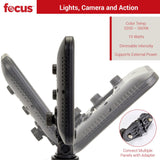 Focus 12V 1400 Lumens LED Video Light with Build-In Color Temp Switch