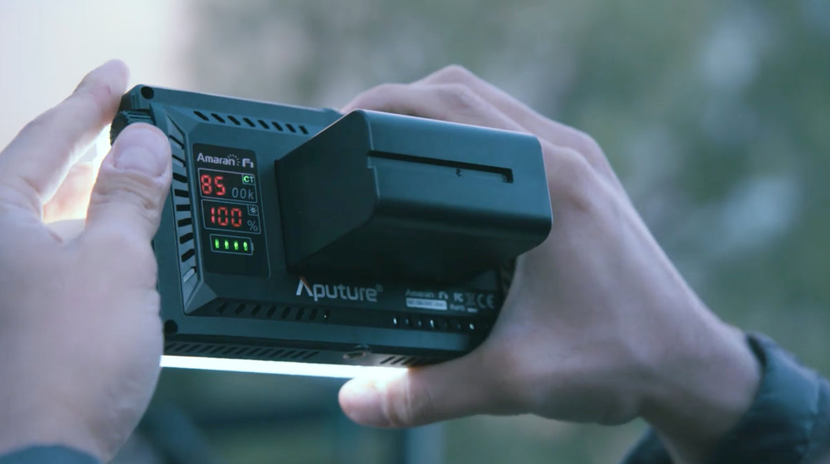 Aputure Amaran AL-F7 On-Camera Variable Color LED Light (3200 to 9500K)