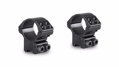 Hawke Sport Optics Match Mount 1-inch Riflescope Rings 2-Piece Set for 9-11mm Rail (Medium Height)