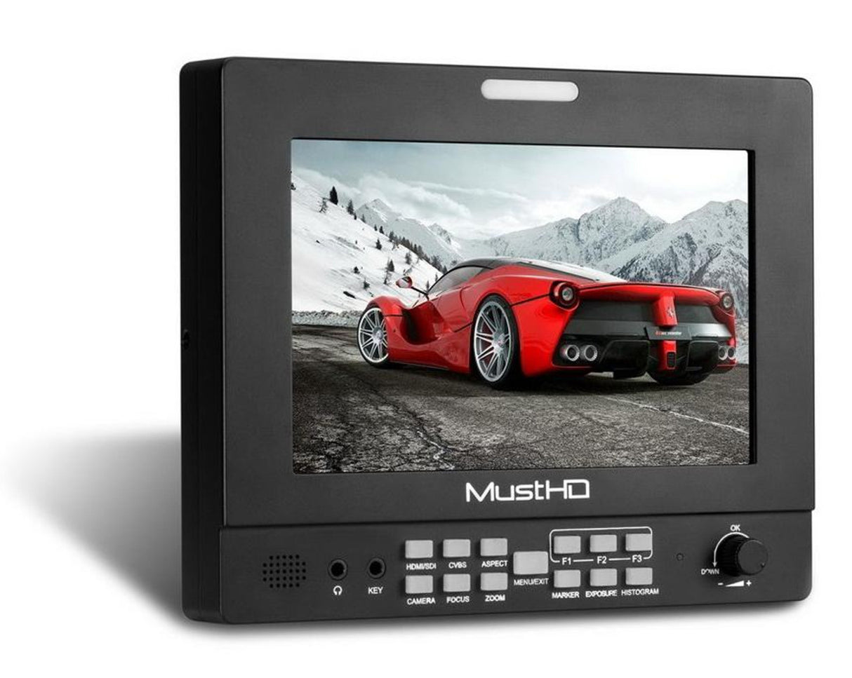 MustHD 7" Hyper-Brite 2200-nit High Brightness 1920x1200 Monitor with HDMI Input