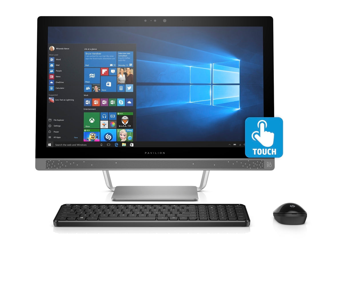 HP Pavilion 24-b267c Intel Pentium 8GB 1TB 23.8” Full HD Touch Screen All-in-One