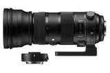 Sigma 150-600mm f/5-6.3 DG OS HSM Sport with Teleconverter TC-1401 for Sigma SA