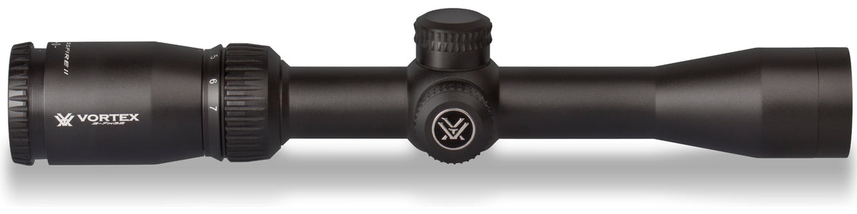 Vortex Crossfire II 2-7x32 Riflescope (V-Plex MOA Reticle) with Sure Fit Cover and Cap