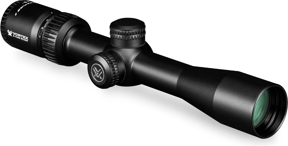 Vortex Scout Crossfire II 2-7x32 Riflescope (V-Plex Reticle) with Vortex Cap