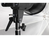 Westcott Optical White Satin 60-inch Convertible Umbrella with Removable Cover