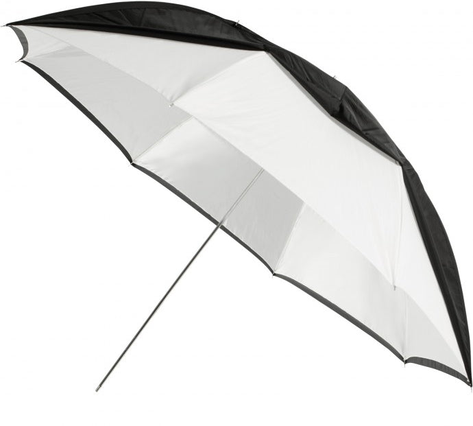 Westcott Optical White Satin 60-inch Convertible Umbrella with Removable Cover