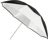 Westcott Optical White Satin 60-inch Convertible Umbrella with Removable Cover