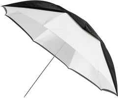 Westcott Optical White Satin 60-inch Convertible Umbrella with Removable Cover