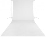 Westcott Wrinkle-Resistant Backdrop (High-Key White, 9' x 20')