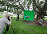 Westcott Wrinkle-Resistant Backdrop (Green Screen, 9' x 10')