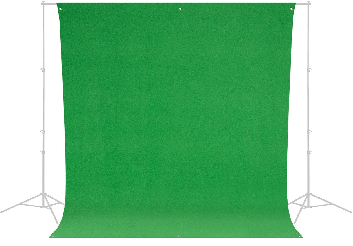 Westcott Wrinkle-Resistant Backdrop (Green Screen, 9' x 10')