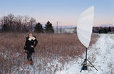 Westcott White Diffusion Parabolic Standard Umbrella (7')