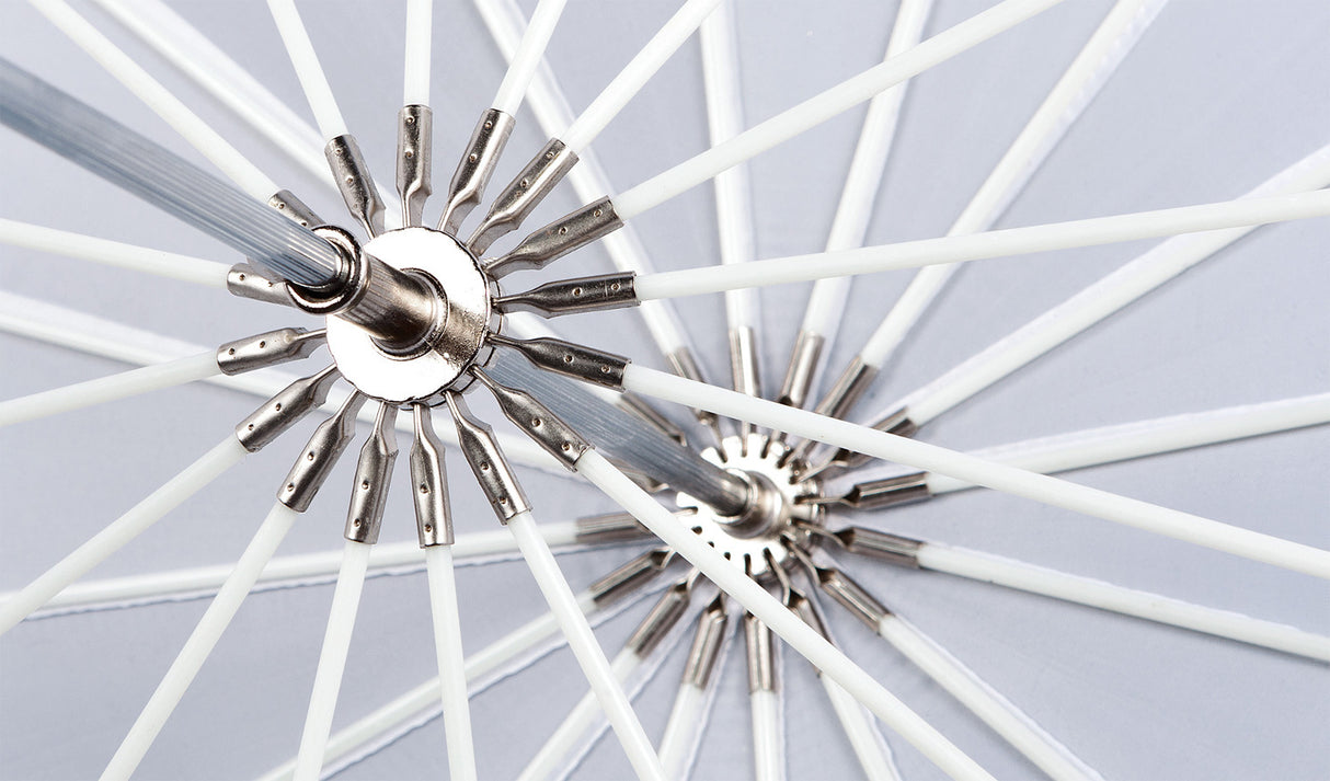 Westcott Silver Bounce Parabolic Standard Umbrella (7')