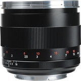 Zeiss Planar T* Manual Focus 85mm f/1.4 ZE Telephoto  Lens for Canon EOS