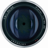 Zeiss Planar T* Manual Focus 85mm f/1.4 ZE Telephoto  Lens for Canon EOS