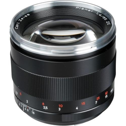 Zeiss Planar T* Manual Focus 85mm f/1.4 ZE Telephoto  Lens for Canon EOS