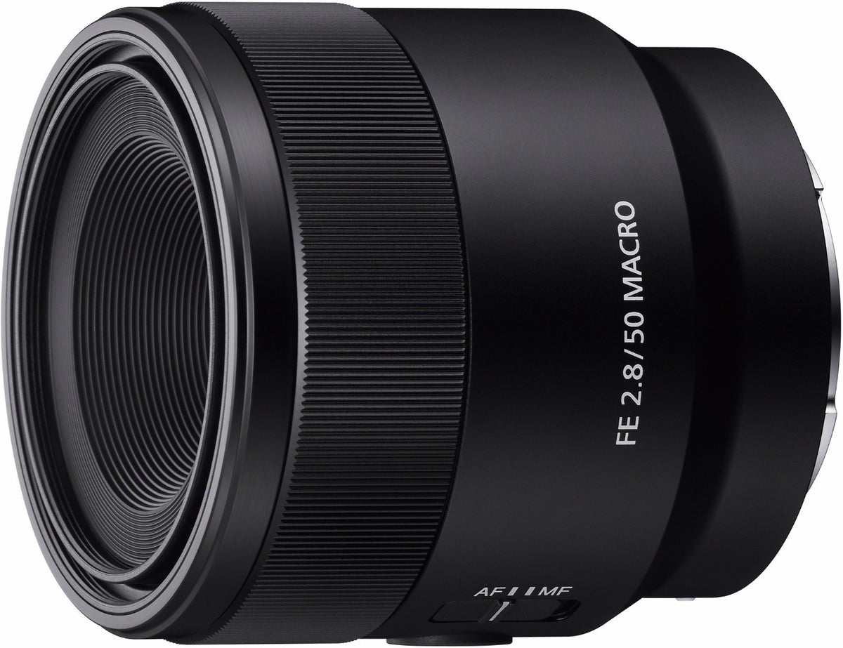 Sony SEL50M28 FE 50mm f/2.8 Macro Lens and 64GB SD Card