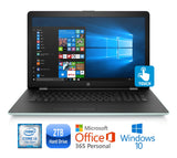 HP 15-bs012cy Core i3-7100 2TB HDD 15.6” HD Screen Laptop (Pale Mint)