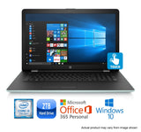 HP 17-bs012cy 17.3" HD+ Laptop, Intel Core i3-7100, 8GB RAM, 2TB HDD (Pale Mint) (Certified Refurbished)
