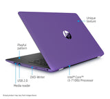 HP 15-bs008cy Core i3-7100 2TB HDD 15.6” HD Touch Laptop (Amethyst Purple)
