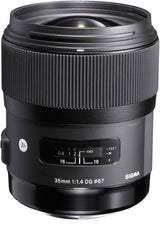 Sigma 35mm f/1.4 DG HSM ART Lens for Nikon F with USB Dock Bundle