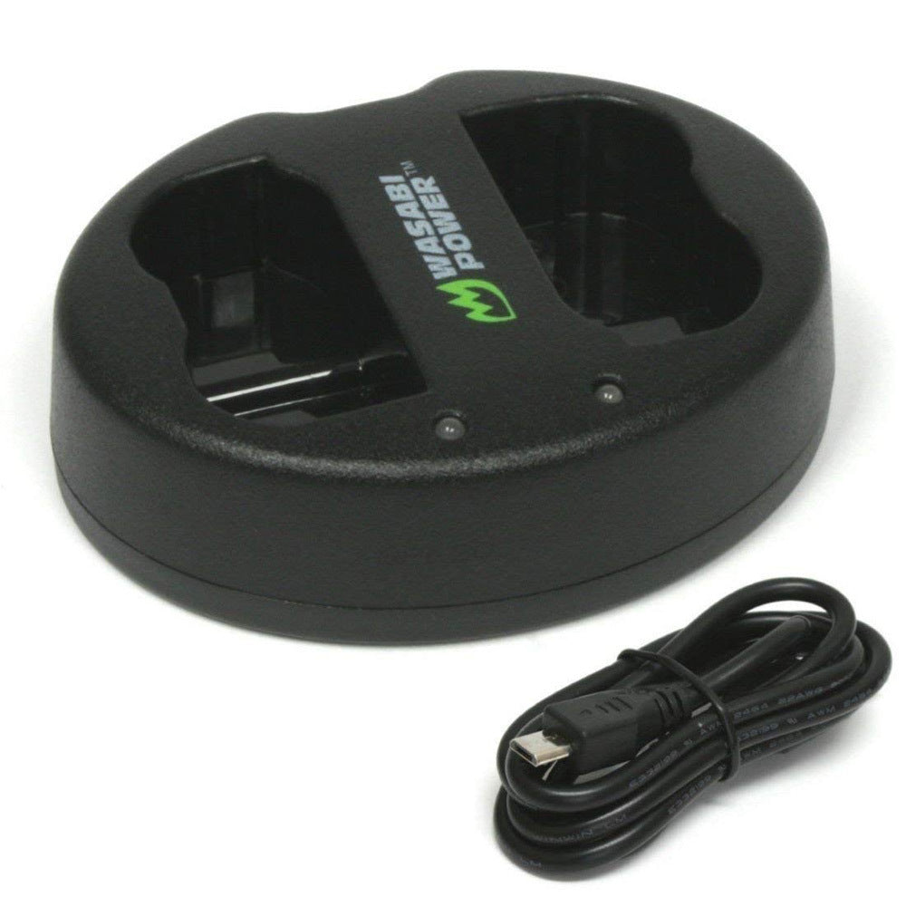 Wasabi Power Battery (2-Pack) and Dual Charger for Nikon EN-EL15