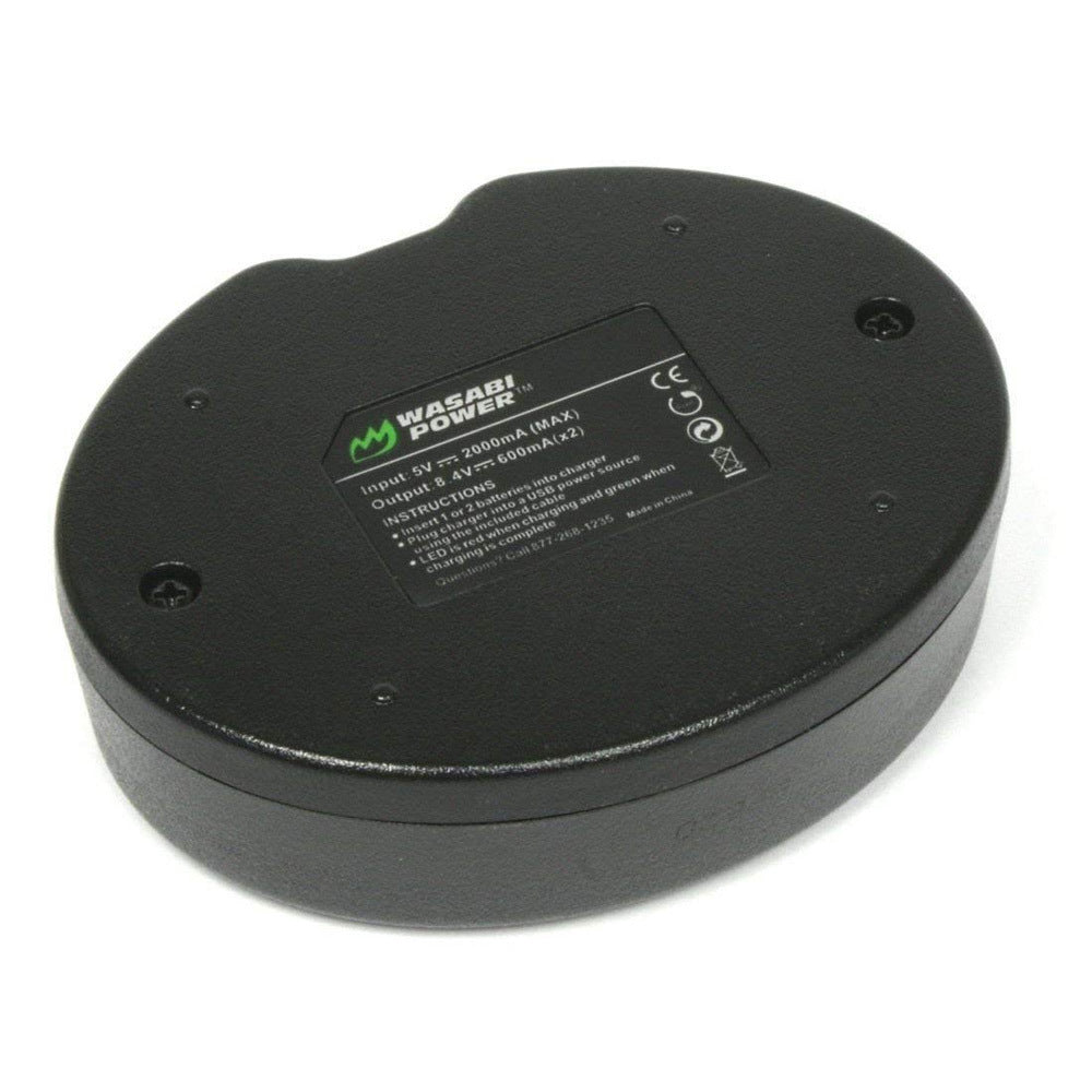 Wasabi Power Battery (2-Pack) and Dual Charger for Nikon EN-EL15