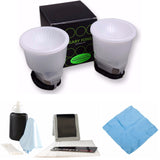 Gary Fong Lightsphere Universal Flash Diffuser Starter Kit with Cleaning Kit